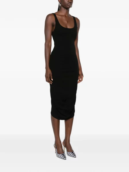 Rochie midi Jacquemus fără mâneci negru