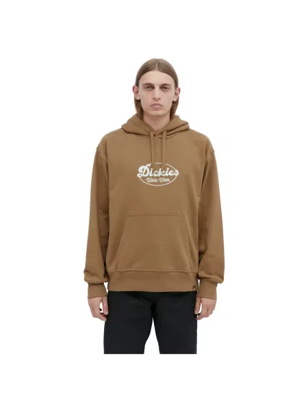 Bluza z kapturem Dickies z kapturem brązowa