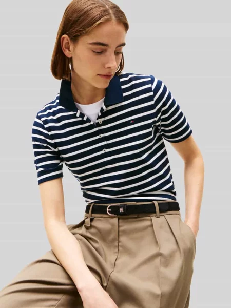 Koszulka polo o kroju regular fit z wyhaftowanym logo model Tommy Hilfiger