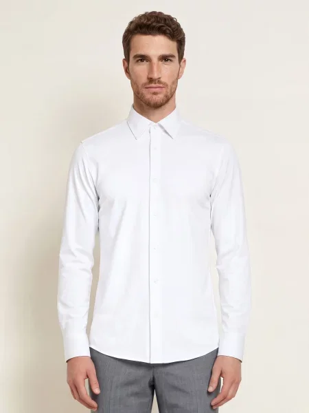 Boss Košile Hank Slim Fit bílá
