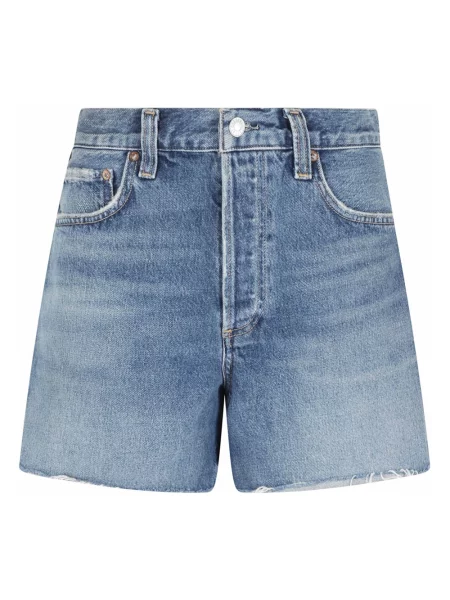 Szorty jeansowe Agolde niebieskie