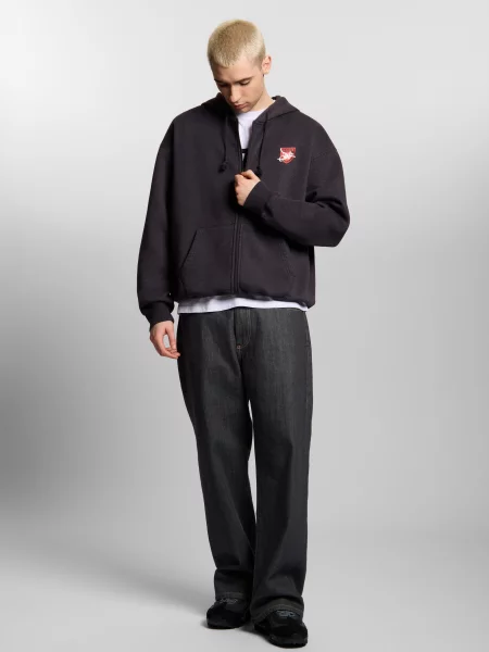 Bluza sportowa Prosto Damage Target z kapturem szara