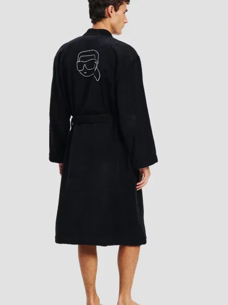 Халат Karl Lagerfeld чорний