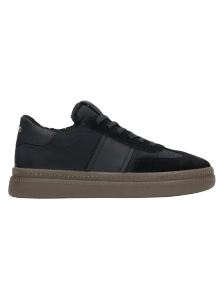 Sneakersy Estro skórzane czarne
