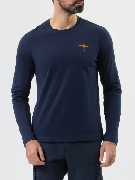 Лонгслив Aeronautica Militare синий
