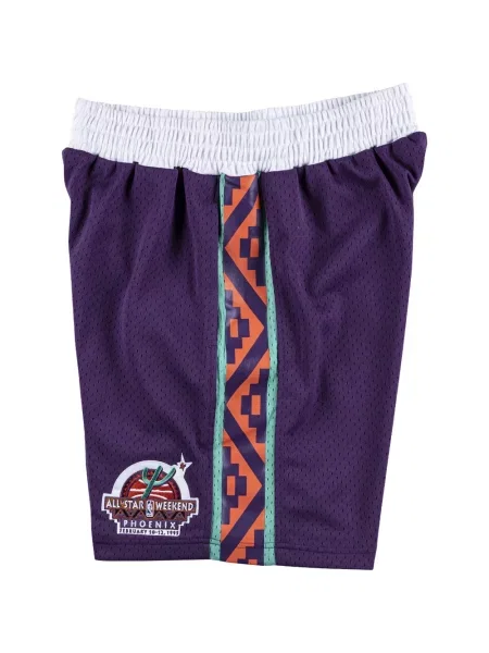 Pantaloni scurți Mitchell & Ness plasă violet