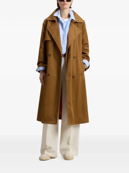 Καμπαρντίνα Woolrich διπλοστήθος καφέ