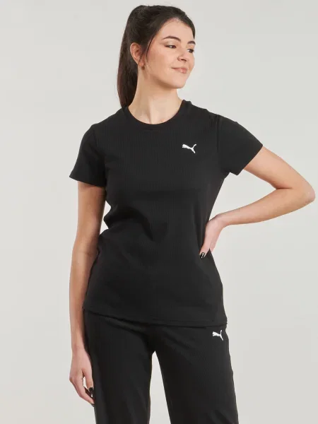 Puma Tričko Ess Elevated čierna