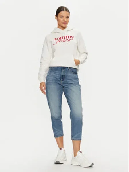 Tommy Jeans Mikina Écru