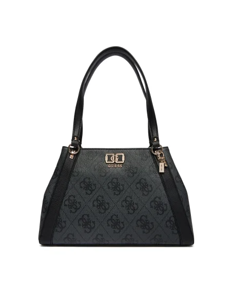 Дамска чанта Guess Karnilla Сив черно