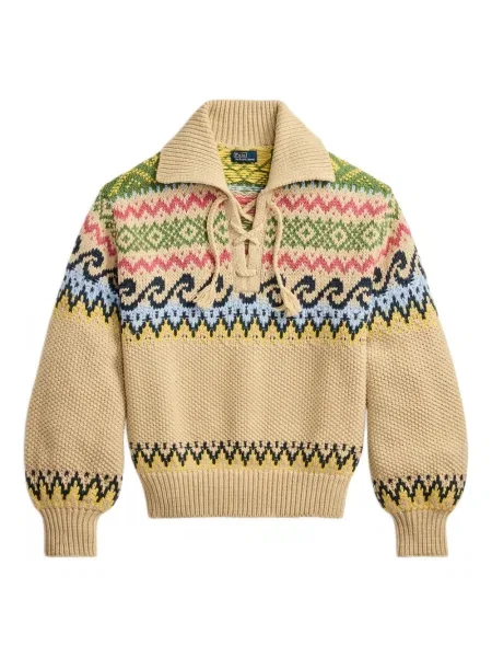 Șapcă Polo Ralph Lauren cu decolteu în V cu autograf în carouri albastru