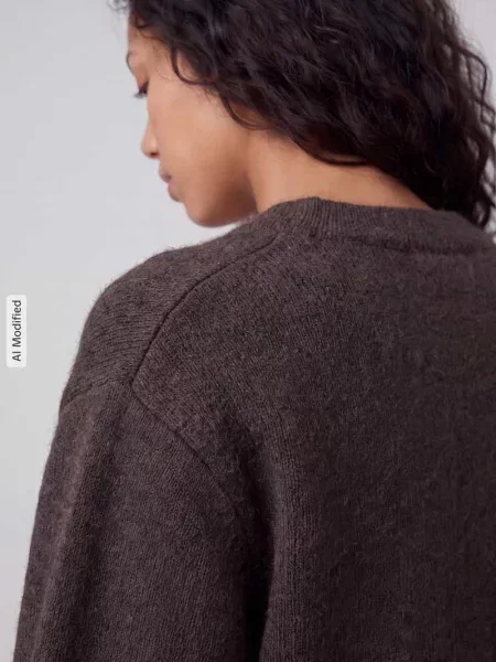 Sweter w kroju regular fit z dodatkiem wełny model BOOM' Vero Moda