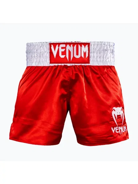 Tréninkové šortky Venum Classic Muay Thai red červené