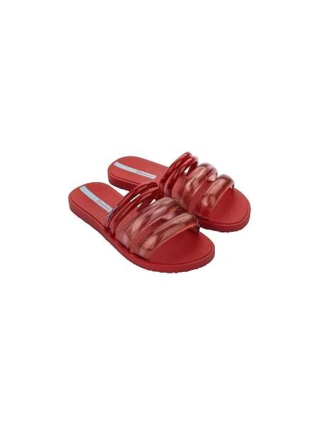 Dámske žabky Ipanema Puffer Slide red/blue červená