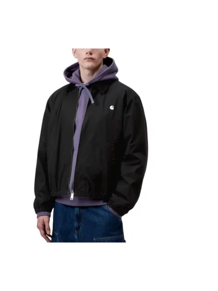 Kurtka z wyhaftowanym logo model Madison' Carhartt Wip czarna