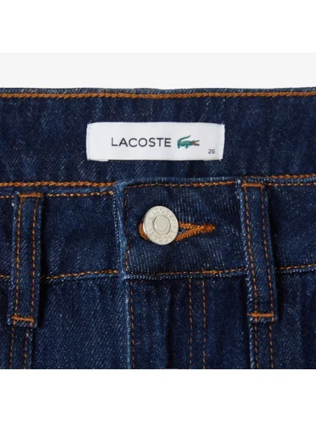 Прямые джинсы Lacoste голубые