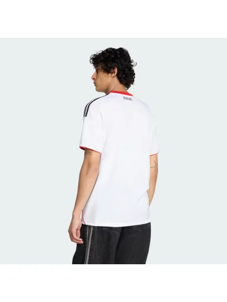 Koszulka Adidas z dżerseju biała