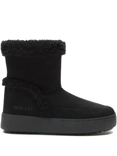 Botine Moon Boot cu platformă negru