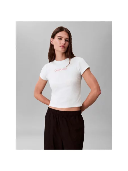 Tričko Calvin Klein Jeans biela
