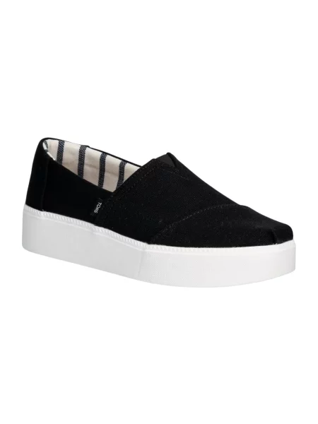 Sneakersy Toms na platformie czarne