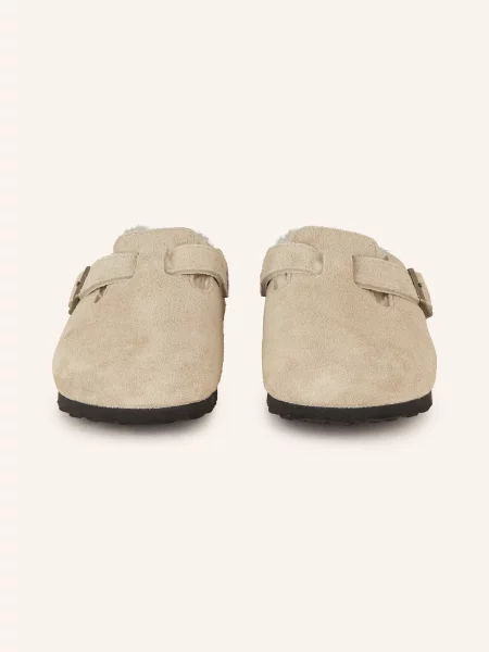 Klapki Birkenstock beżowe