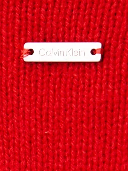 Calvin Klein pulóver női gyapjú piros