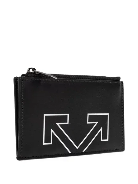 Portofel Off-white din piele alb