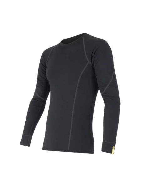 SENSOR Termoaktywna bluzka MERINO ACTIVE TEE LS-M-Oliwkowy zielona