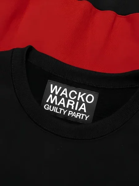 Hanorac crewneck Wacko Maria negru