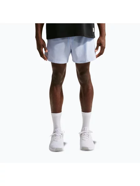 Pantaloni scurți de antrenament pentru bărbați Nike N.A.C. Dri-Fit 5" hydrogen blue/black/light armory blue negru