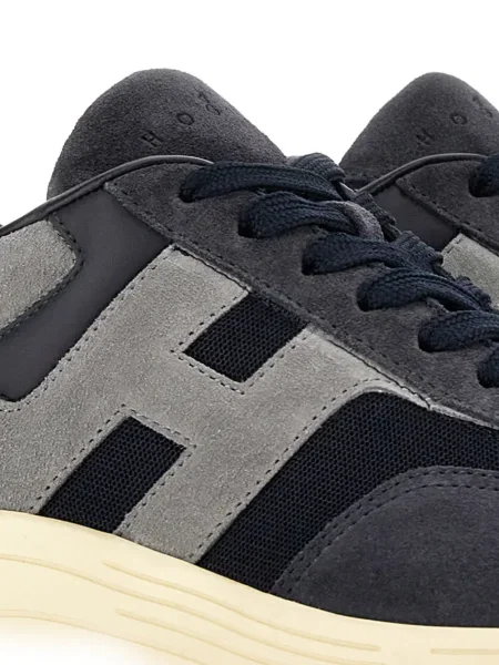 Sneakerși Hogan din piele albastru