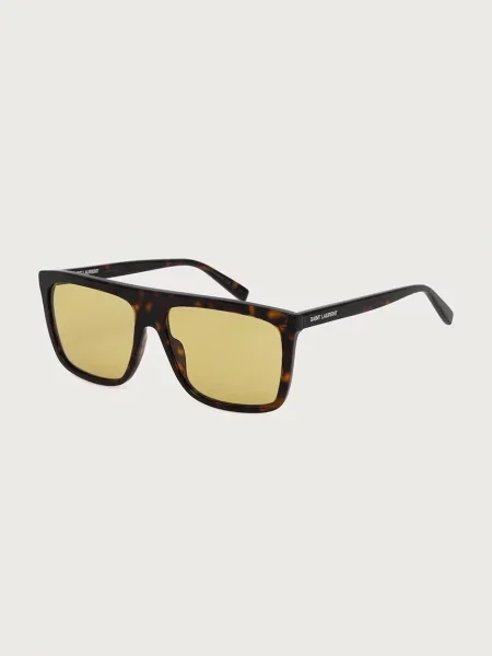 Saint Laurent ochelari de soare pentru bărbați maro