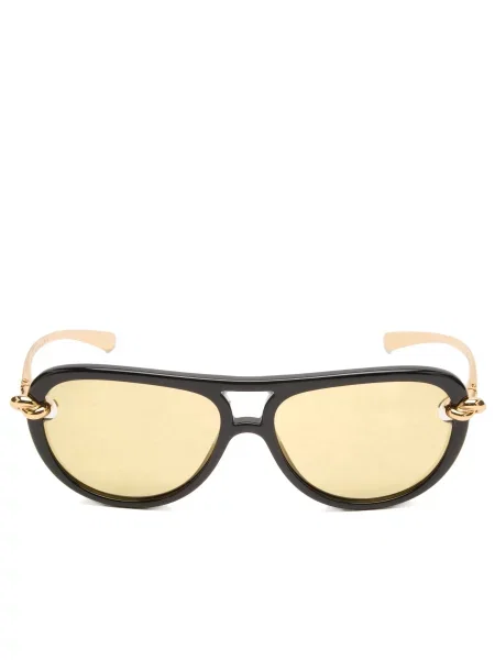 Okulary przeciwsłoneczne Bottega Veneta Eyewear czarne