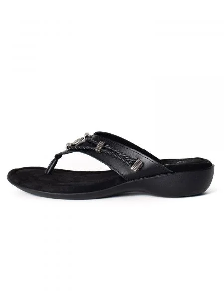 Minnetonka Japonke Silverthorne / srebrna črna