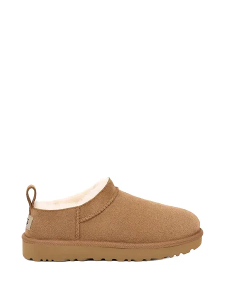 Papuci de casă Ugg din piele maro