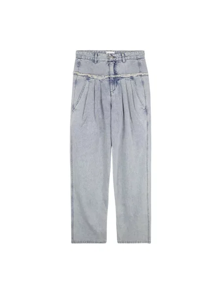 Szerokie jeansy Marant Etoile niebieskie