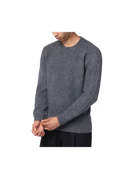 Sweter Drumohr wełniany szary