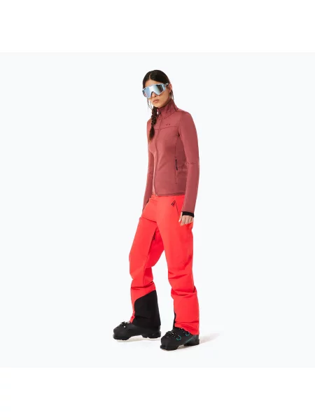Дамски скиорски панталони Oakley Canopy Insulated hibiscus red червено