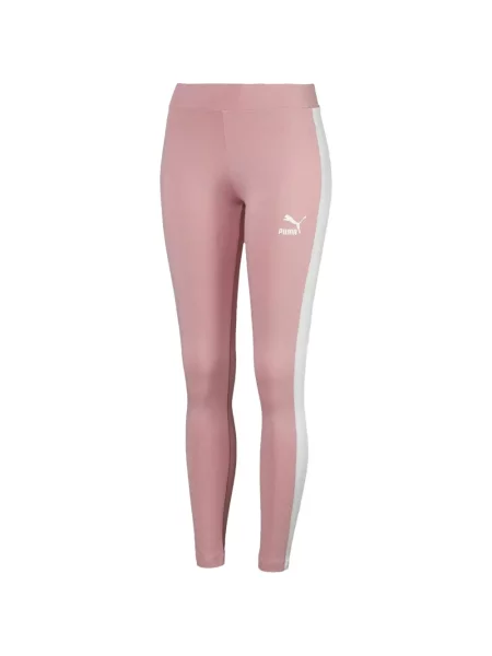 Leggings Puma cu autograf roz