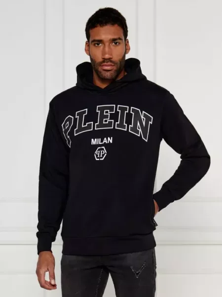 Philipp Plein Hanorac College negru