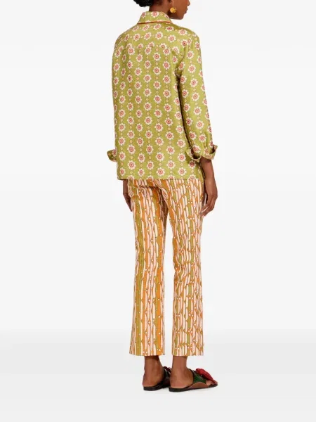 Pantaloni La Doublej alb