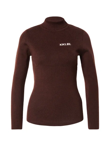 Karo Kauer Sveter čokoládová biela