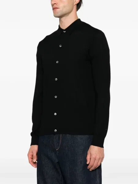 Gulerat cardigan éphémère negru