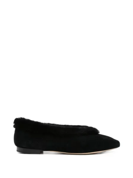 Balerini Jimmy Choo din piele de oaie negru