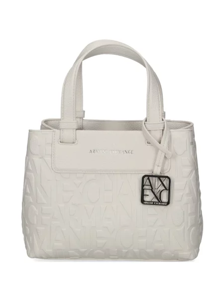 Geantă shopper Armani Exchange cu autograf