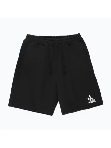 Pantaloni scurți pentru bărbați PROSTO Sweat Crossing black negru