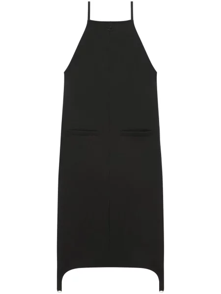 Rochie midi Courreges până la genunchi de costum negru