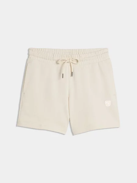 Повсякденні шорти PUMA Ess Elevated Mid-rise Shorts комбінований верх білий