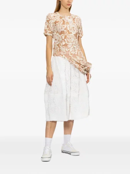 Bluză Comme Des Garçons cu broderie cu model floral