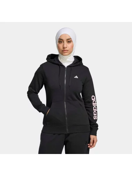 Bluza z kapturem ADIDAS fitness czarna